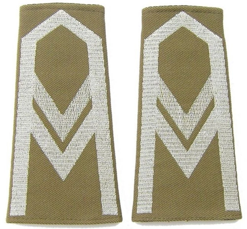 Pagony (pochewki) wyjściowe Straży Granicznej - starszy sierżant