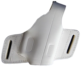 Kabura, Futerał skórzany motyl krótki do P99 Walther - biała WRD