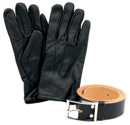 ZESTAW: pasek i rękawiczki zimowe