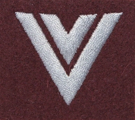 Stopień Wojska Polskiego do beretu bordowego - starszy sierżant