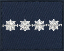 Dystynkcja na softshell Policji - aspirant sztabowy