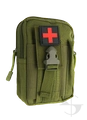 Apteczka z wyposażeniem - zielona
