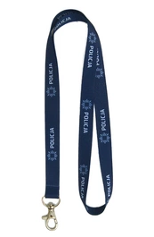 Smycz granatowa - Policja