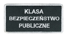 Emblemat szkolny "KLASA BEZPIECZEŃSTWO PUBLICZNE"