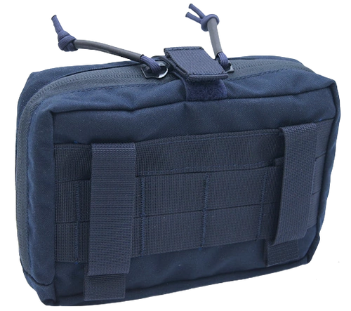 Panel administracyjny poziomy, molle - granatowy