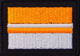 Flaga naramienna - 23 Pułk Ułanów - z rzepem