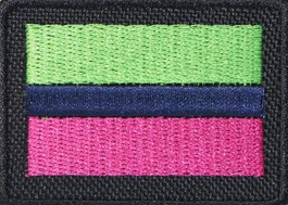 Flaga naramienna - 2 Pułk Strzelców Konnych - z rzepem