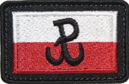 Emblemat Flaga z symbolem PW