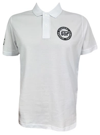 Koszulka polo z logo SOP - biała