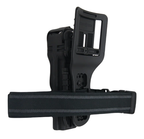 Kabura DesignTech V3 FA - do pistoletu Glock 17/19, obniżana z paskiem