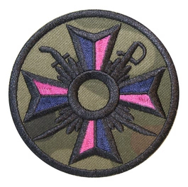 Emblemat rozpoznawczy Szwadron Jazdy Rzeczypospolitej Polskiej - polowy, z rzepem