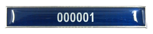 Identyfikator imienny/numeryczny Policji - polimerowy na piny