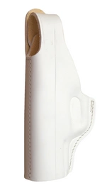 Kabura, Futerał skórzany do P99 Walther - biała WRD, lewa