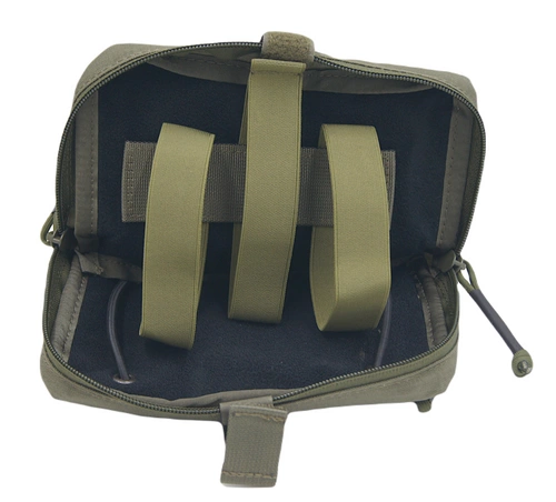 Panel administracyjny poziomy, molle - oliwkowy