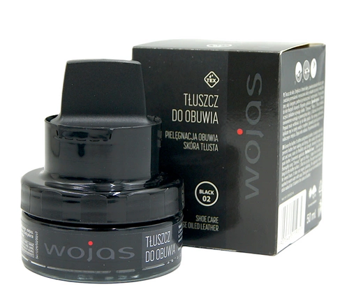 Czarny tłuszcz do obuwia 50 ml
