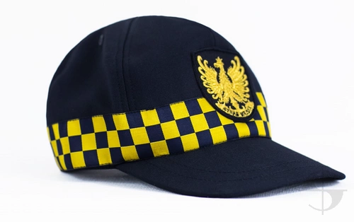 Czapka Straż Miejska - szachownica
