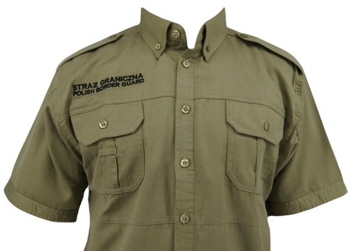 Koszula służbowa Straży Granicznej POLISH BORDER GUARD - krótki rękaw