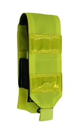 Ładownica na gaz z klapą na rzep, Hi-Viz + żółty odblask