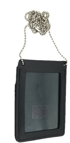 Etui skórzane na dokumenty - czarne