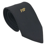 Krawat z napisem PSP