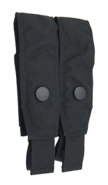 Podwójna ładownica molle uniwersalna, gaz, magazynek, latarka - czarna