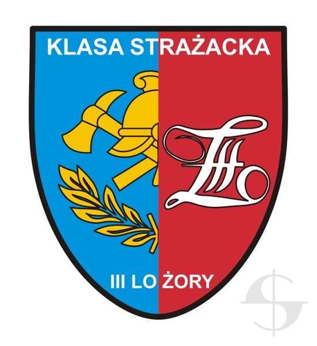 Emblemat szkolny III LO Żory - KLASA STRAŻACKA