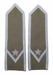 Pagony khaki do koszulo-bluzy Wojska Polskiego - młodszy chorąży