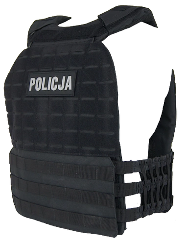 Kamizelka taktyczna GFC tactical typu plate carrier molle/laser-cut - czarny