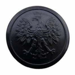 Guzik - wzór administracyjny, czarny - 25mm