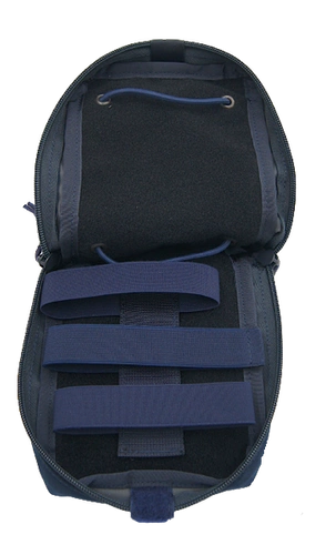 Panel administracyjny pionowy, molle - granatowy