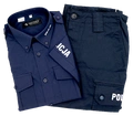 ZESTAW: Koszula z krótkim rękawem i spodnie przejściowe ripstop Policji