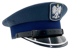 Czapka garnizonowa Służby Więziennej, wyjściowa - oficer młodszy