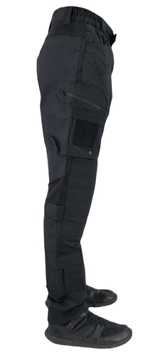 Wodoodporne spodnie taktyczne Defender rip-stop - czarne