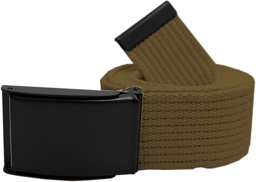 Pasek bawełniany - brązowy