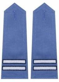 Pagony niebieskie do koszuli Służby Więziennej - kapral