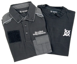 ZESTAW: Koszulka specjalna polo i T-shirt Służby Więziennej