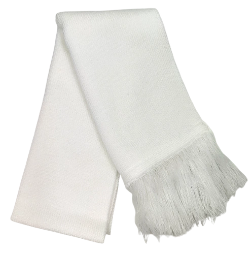 Szalik zimowy oficerski - biały