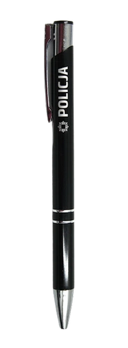 Długopis z nadrukiem Policja - czarny