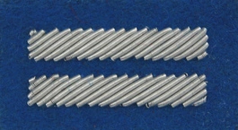 Stopień Wojska Polskiego haftowany bajorkiem do beretu niebieskiego - kapral