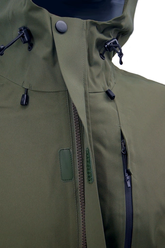 Kurtka wodoodporna FM24397 z membraną - zielona