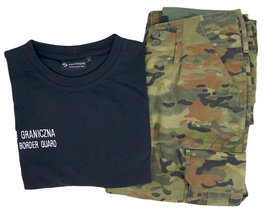 ZESTAW: T-shirt Straży Granicznej i Spodnie polowe SG14 Ripstop