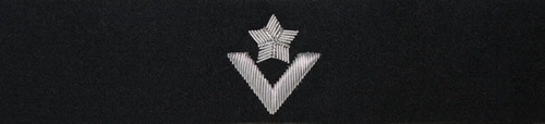 Otok do czapki garnizonowej Sił Powietrznych - młodszy chorąży (haft bajorkiem)