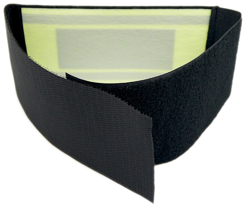 Opaska naramienna odblaskowa KRAJOWA ADMINISTRACJA SKARBOWA - z rzepem