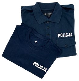 ZESTAW: Koszulka polo i T-shirt Policji