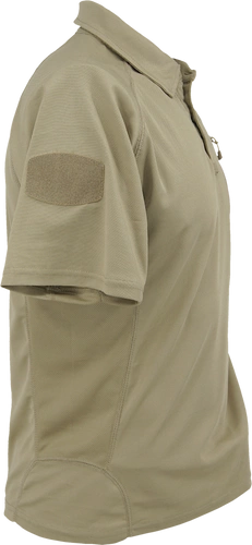 Koszulka polo poliestrowa - beżowa