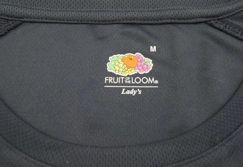 T-shirt poliestrowy, granatowy Policji - damski