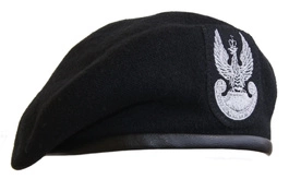 Beret WP (tłoczony) - czarny