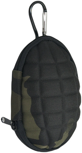 Etui na klucze w kształcie granatu - camo