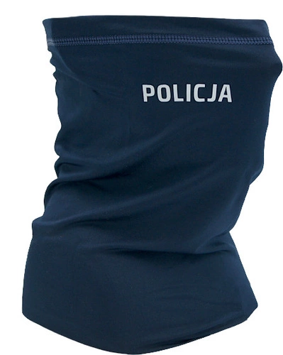 Komin ochronny z napisem Policja, granatowy