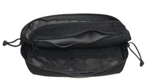 Organizer, panel administracyjny poziomy czarny - Baribal